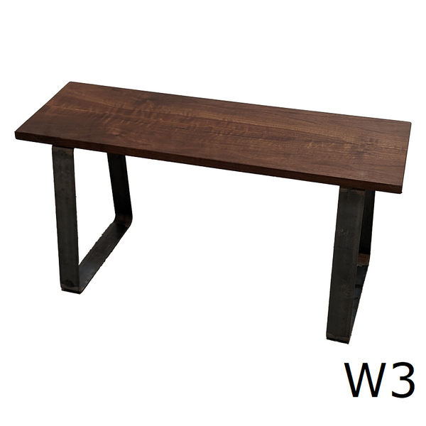 Walnut Bench (W3) - 32 L x 11 W x 18 H (Final Sale)