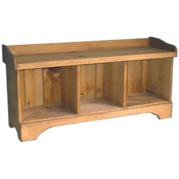 3-Cube Cubby Bench