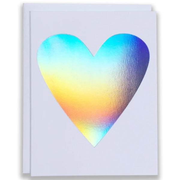 Hologram Foil Heart Love Card By Banquet Workshop at Maker House Co. Hologram Foil Heart Love Card By Banquet Workshop at Maker House Co.