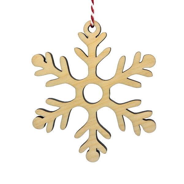 Laser Cut Wood Snowflakes Ornaments. Wooden Snowflakes on Brown Background.  Christmas Holliday Concept. Stock Photo - Image of ornament, design:  103424876