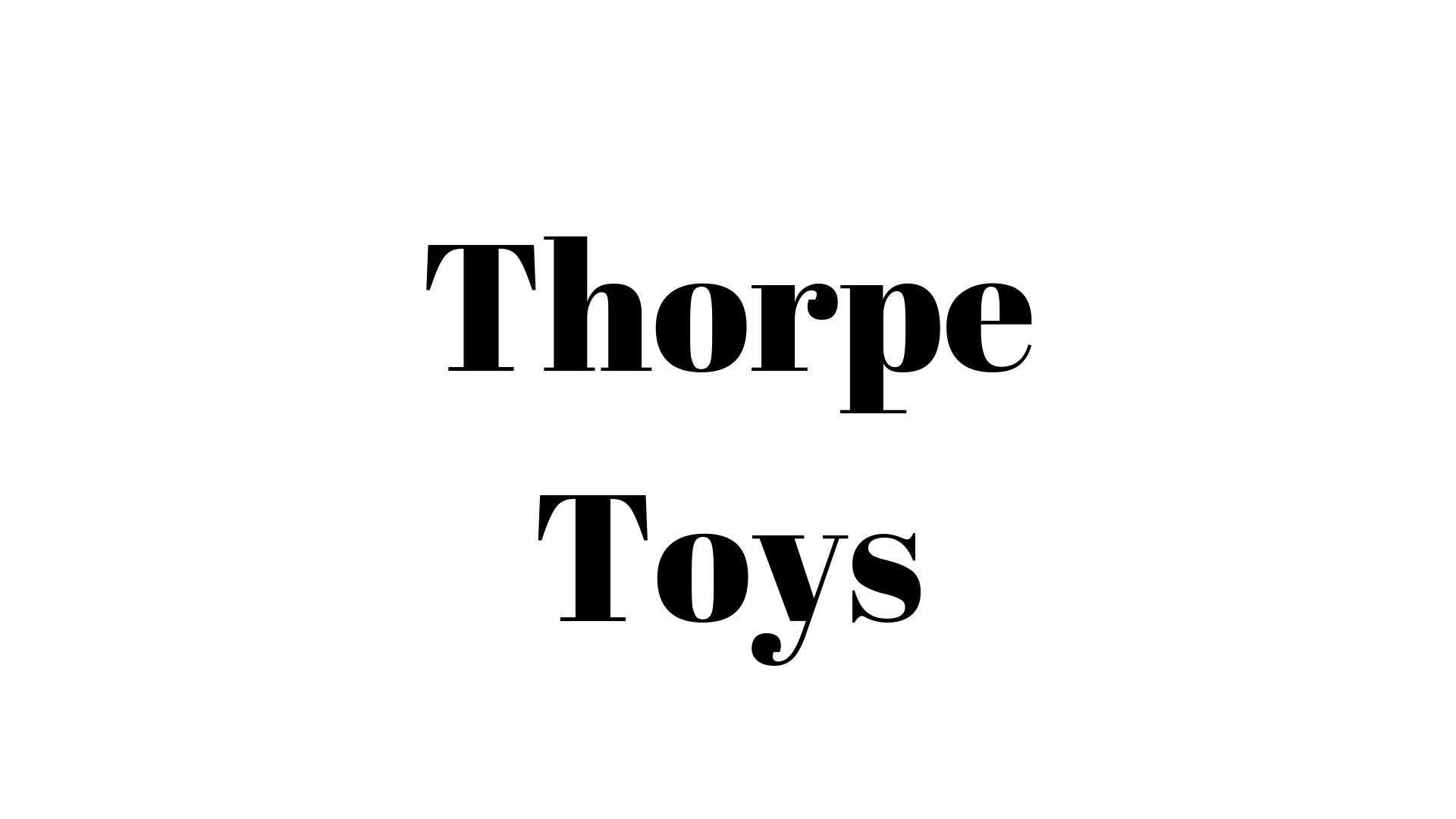 Promotional image for Thorpe Toys