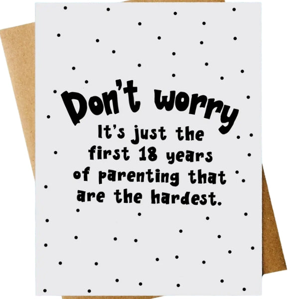 18 Years New Baby Card