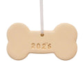 2025 Dog Bone Ceramic Ornament