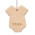 2025 Onesie Baby Ceramic Ornament