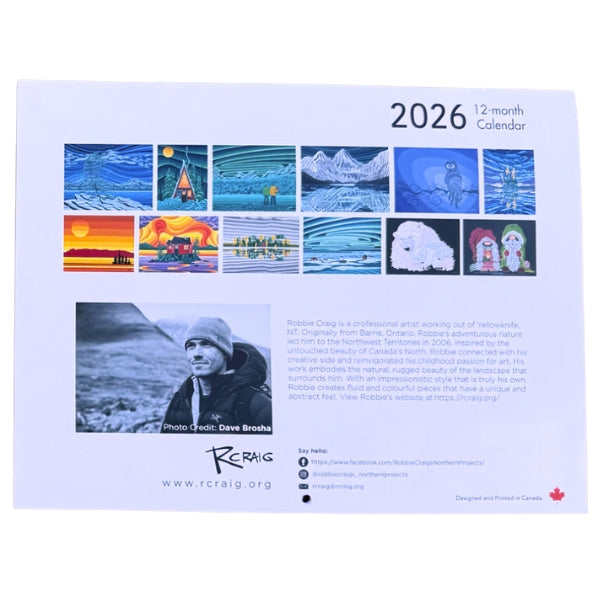 Robbie Craig 2026 Wall Calendar