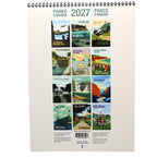 Calendrier mural Parks Canada Vintage 2026
