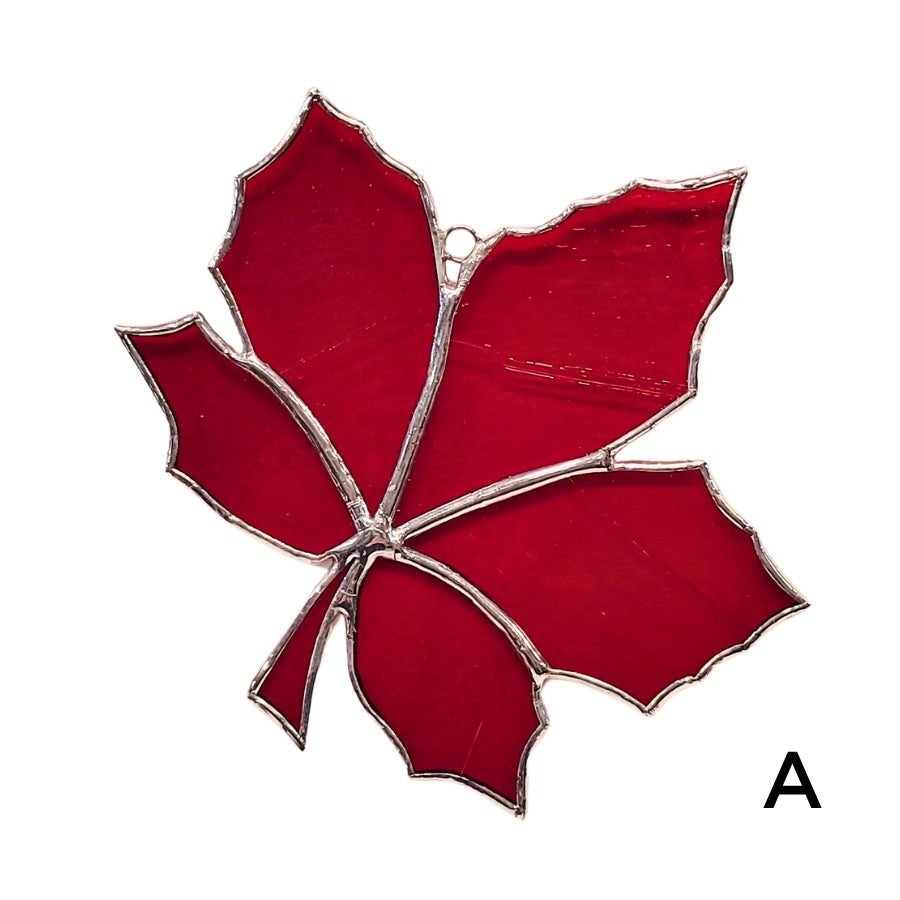 Stained Glass Maple Leaf