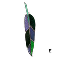 Stained Glass Feather - Multi Colour