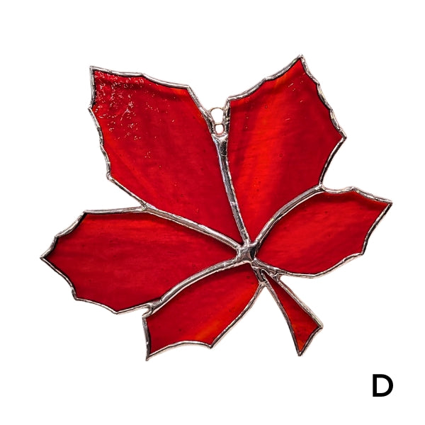 Stained Glass Maple Leaf