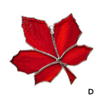 Stained Glass Maple Leaf