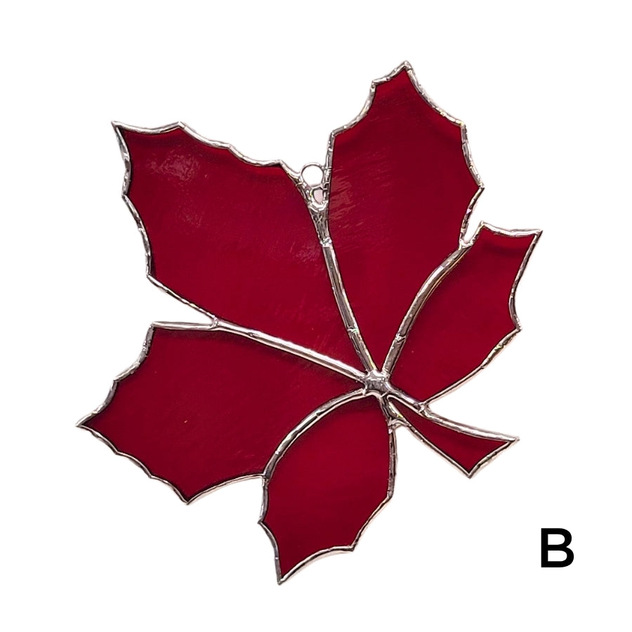 Stained Glass Maple Leaf