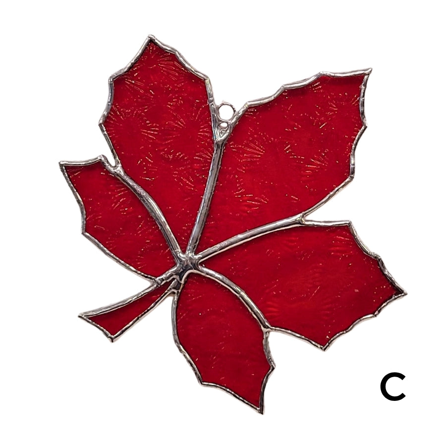 Stained Glass Maple Leaf