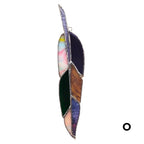 Plume en vitrail - Multicolore