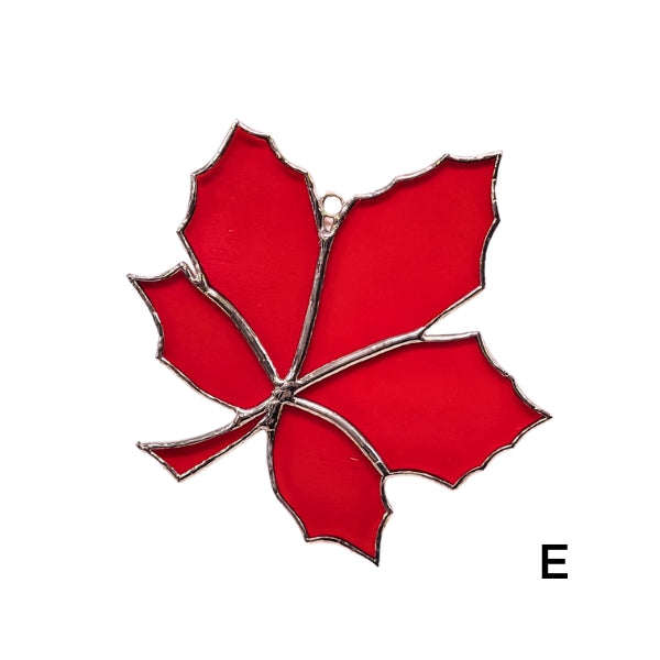 Stained Glass Maple Leaf