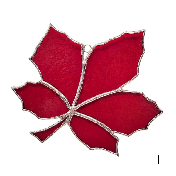 Stained Glass Maple Leaf