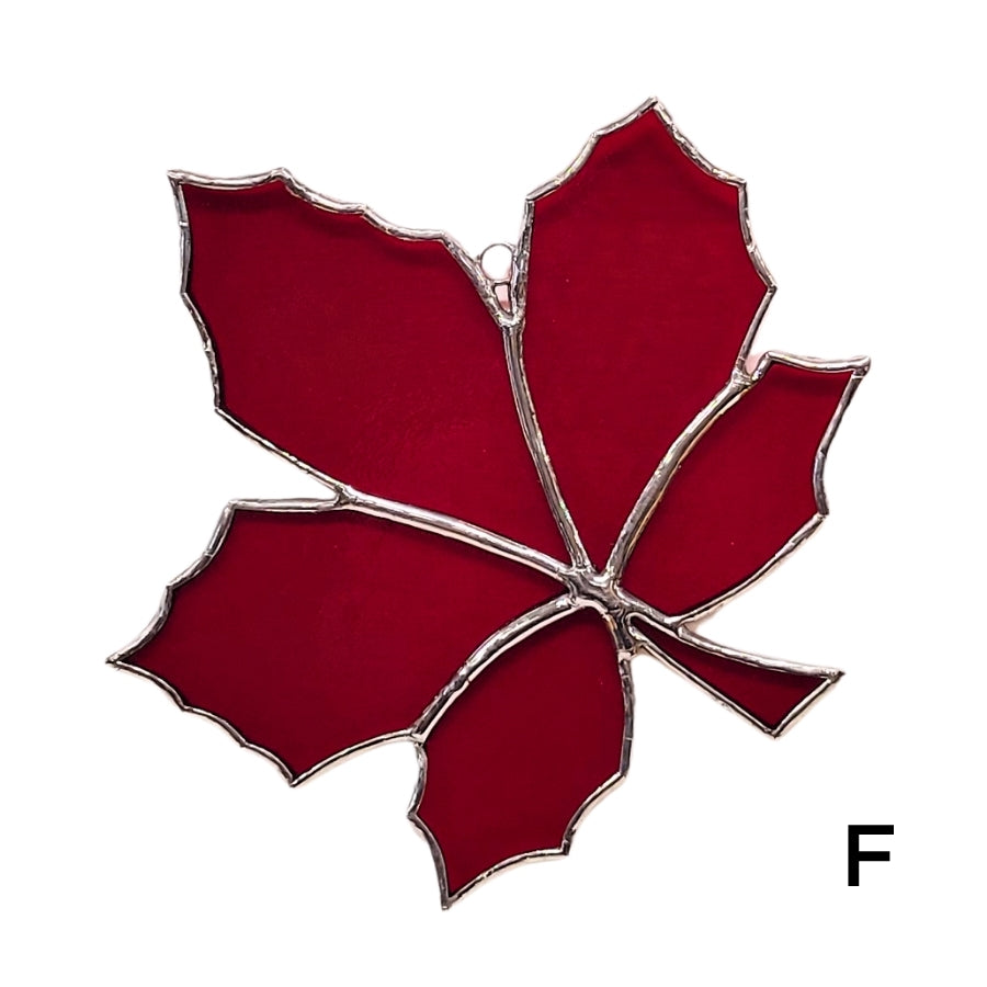 Stained Glass Maple Leaf