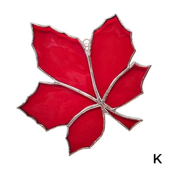 Stained Glass Maple Leaf