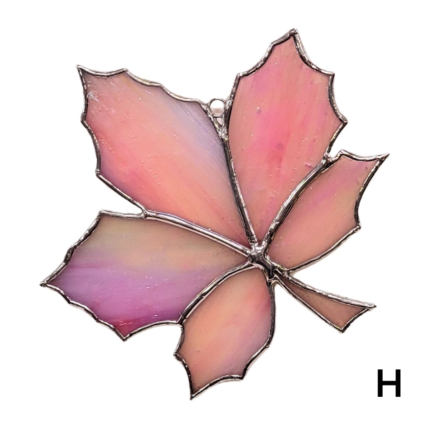 Stained Glass Maple Leaf