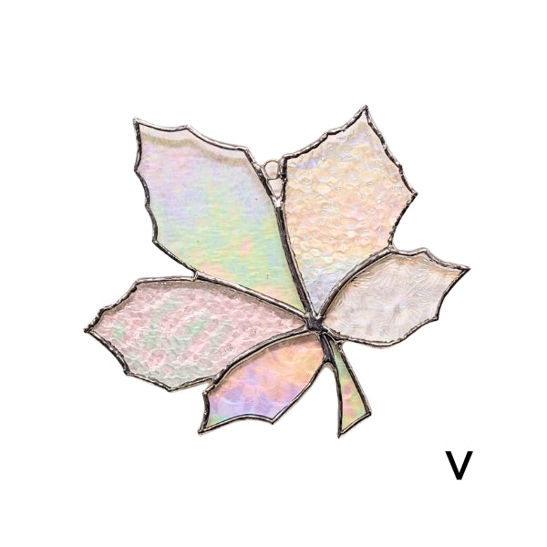 Stained Glass Maple Leaf