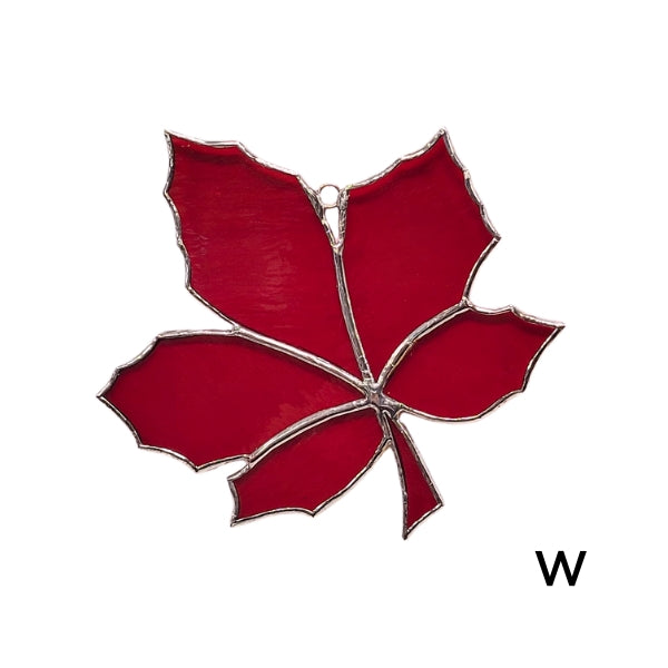 Stained Glass Maple Leaf