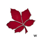 Stained Glass Maple Leaf