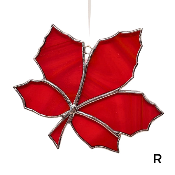 Stained Glass Maple Leaf