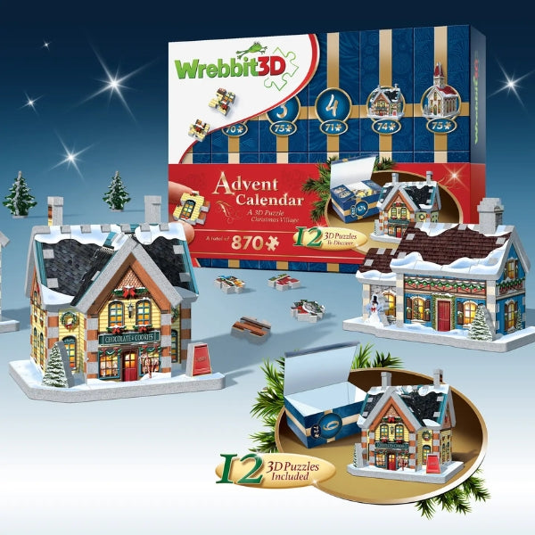 3D Puzzle Advent Calendar