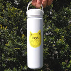 Vivre rire amour Kitty Sticker