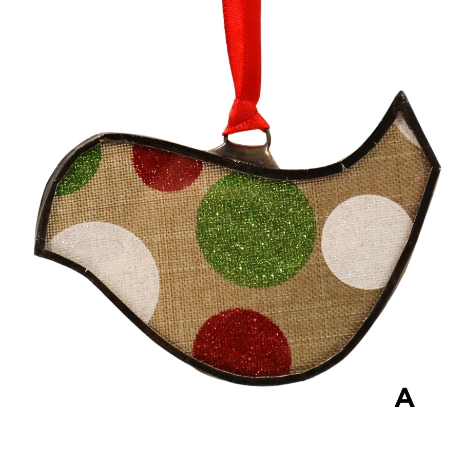 Glass Ornament - Birds