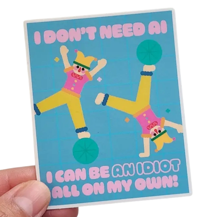 AI Idiot Sticker