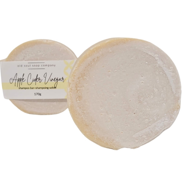 Barre de shampoing au vinaigre de cidre de pomme