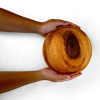 Assiettes en bois d'acacia