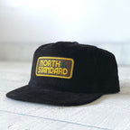 Adult Cord Snapback Hat - Black w/Woodlands