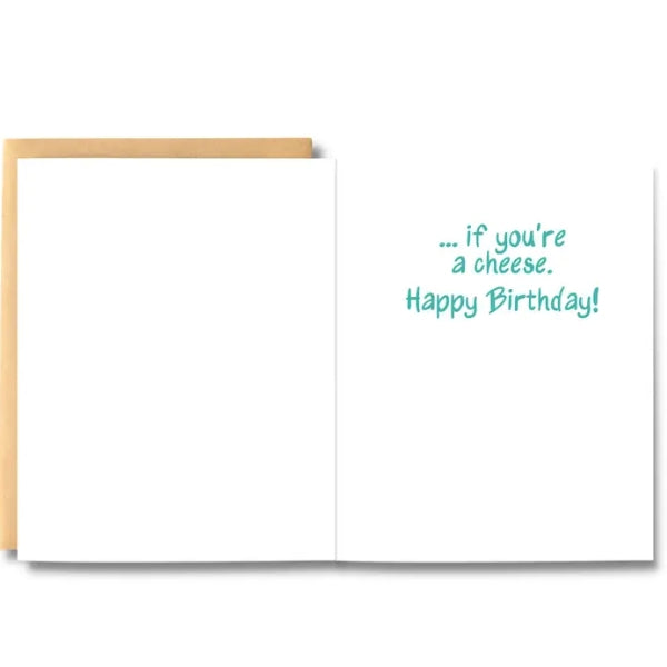 Age Matters Cheese Birthday Card