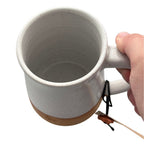 Mug Stein en Grès - Crème Mouchetée