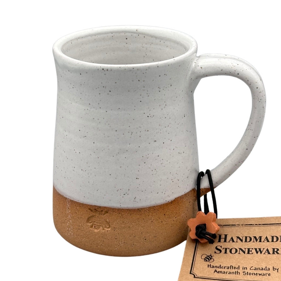 Stoneware Stein Mug - Speckled Cream