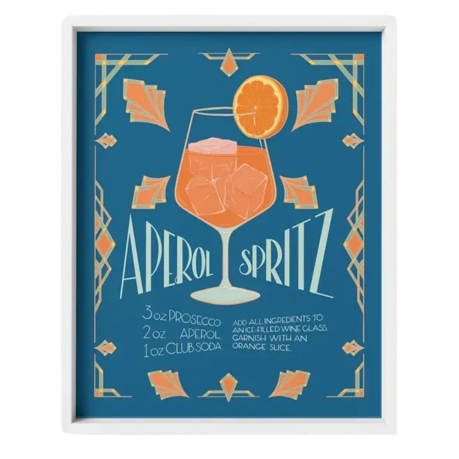 Aperol Spritz Cocktail Recipe Print (8" x 10")