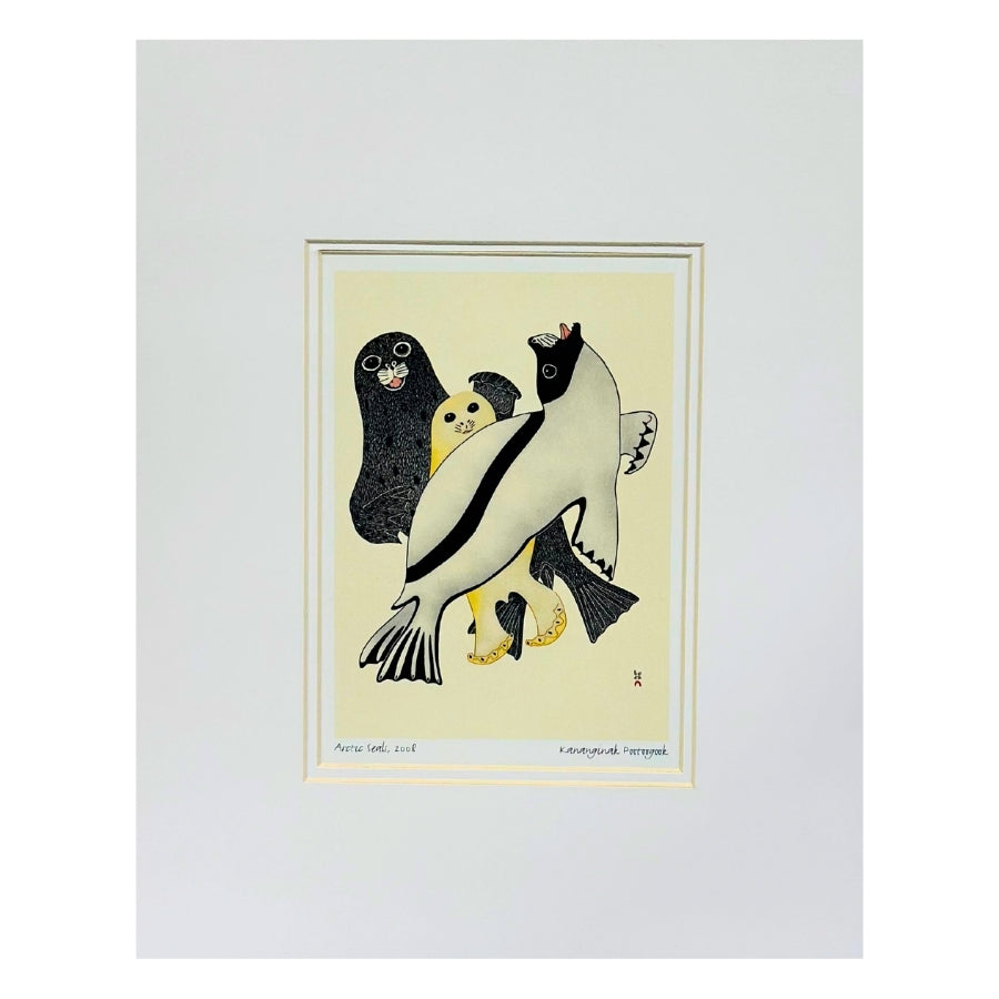 Arctic Seals Print (6" x 9"/11"x14")