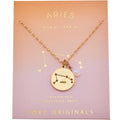 Stargazer Astrology Charm Necklace - Gold