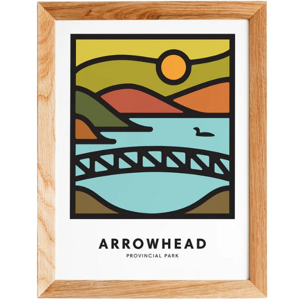 Canada Parks Print - Arrowhead (6" x 8")