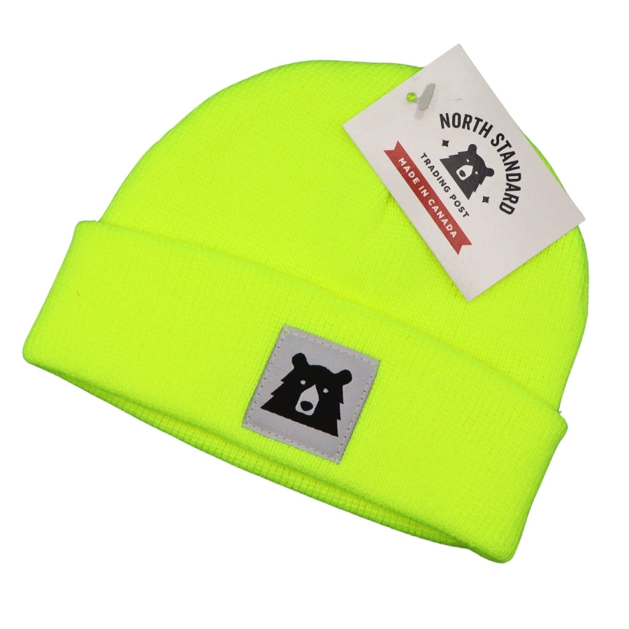 Baby Bear Toque - Neon Yellow