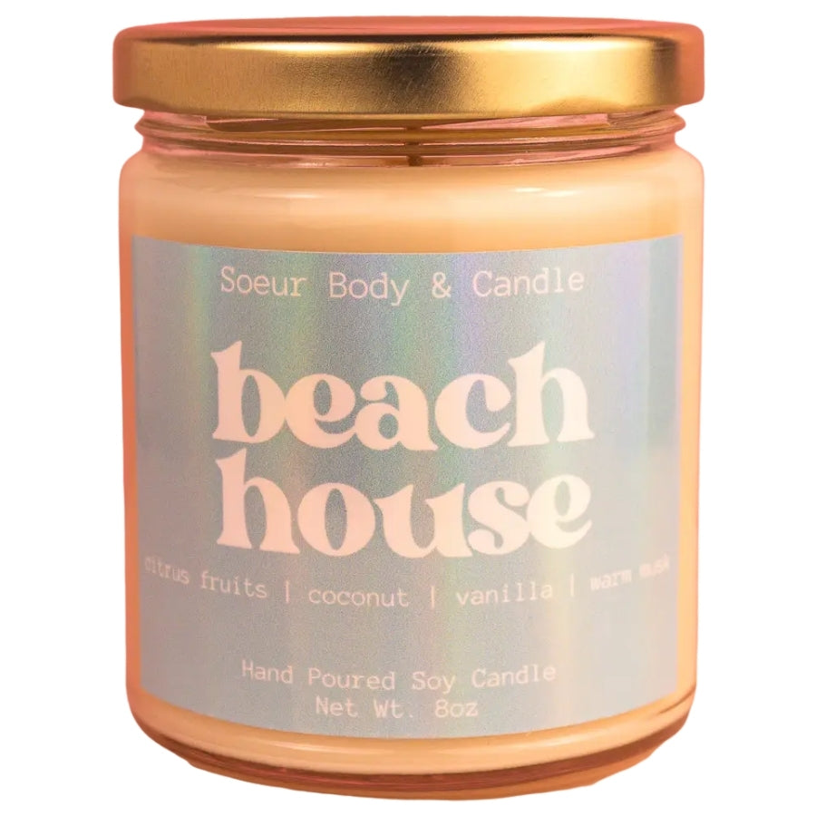 Beach House Soy Candle