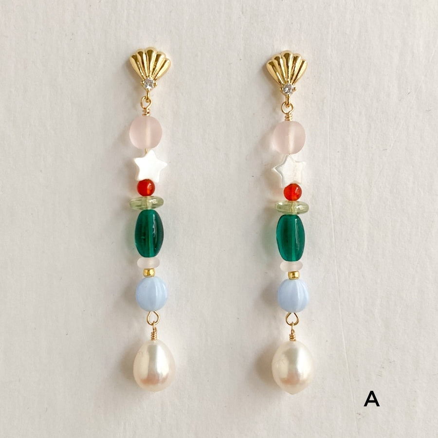 Beaded Dangle Earrings