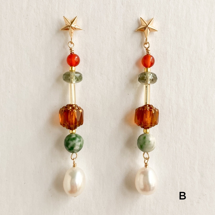 Beaded Dangle Earrings