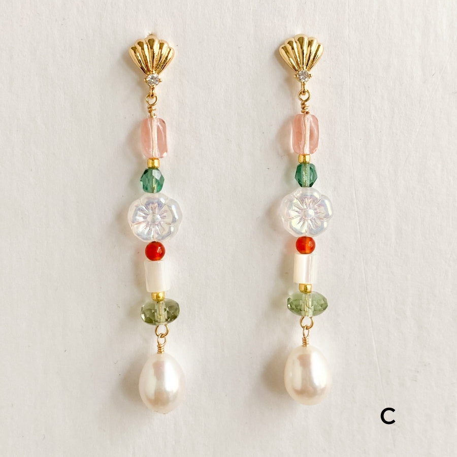 Beaded Dangle Earrings