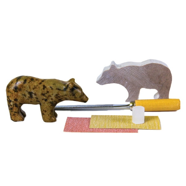 Soapstone Carving DIY Kit - Bear