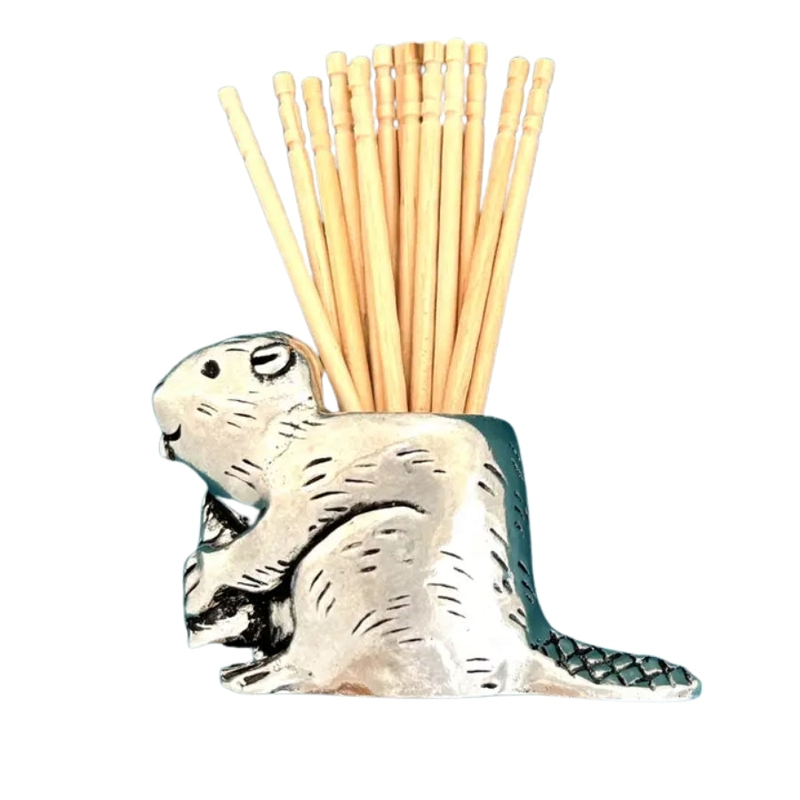 Beaver Toothpick Holder