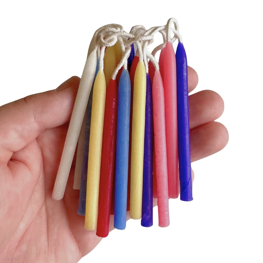 Beeswax Birthday Candles