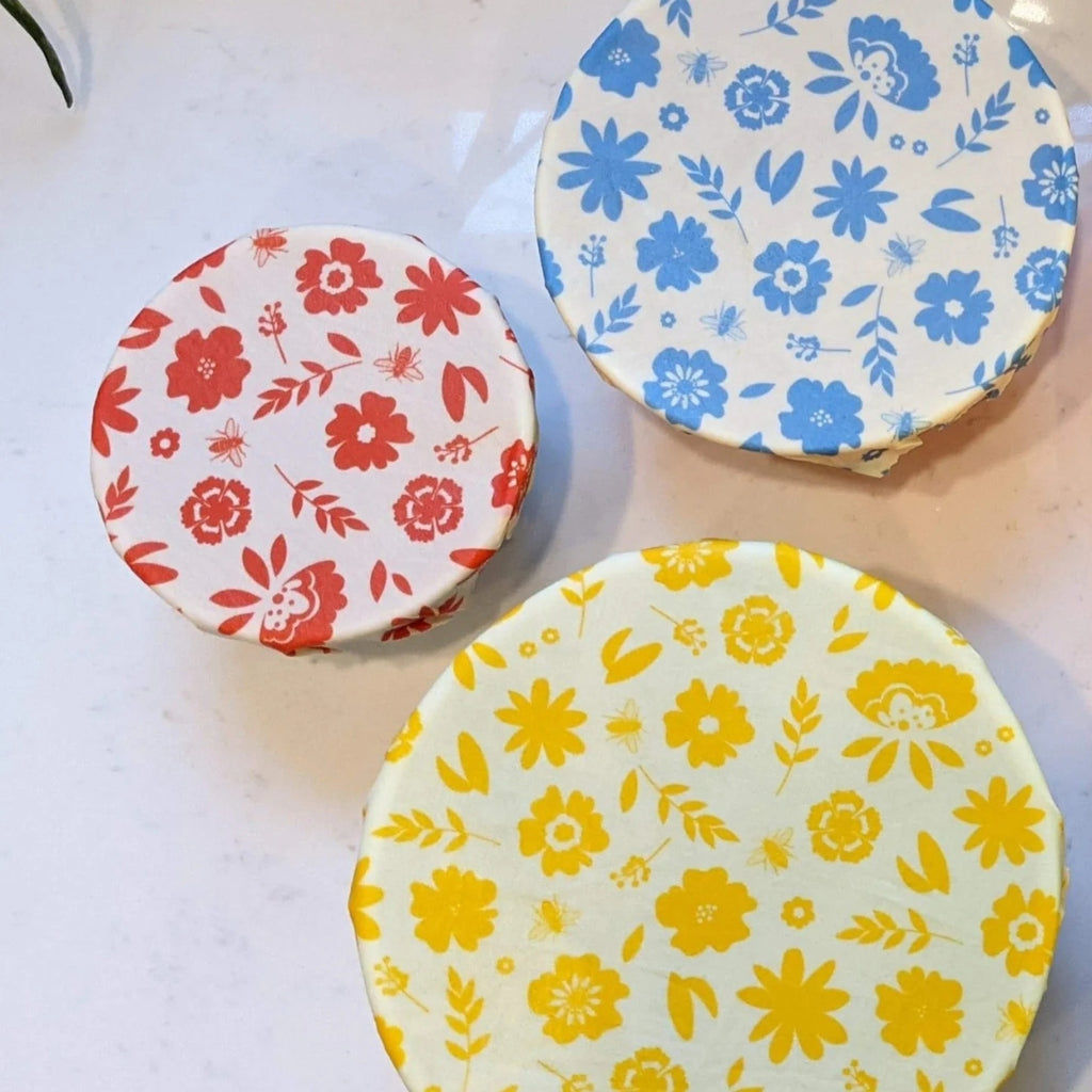 Emballage alimentaire en cire d'abeille, lot de 3 - (J) Classic Kitchen
