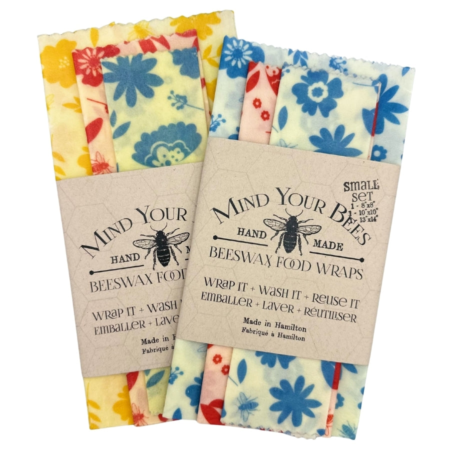 Emballage alimentaire en cire d'abeille, lot de 3 - (J) Classic Kitchen